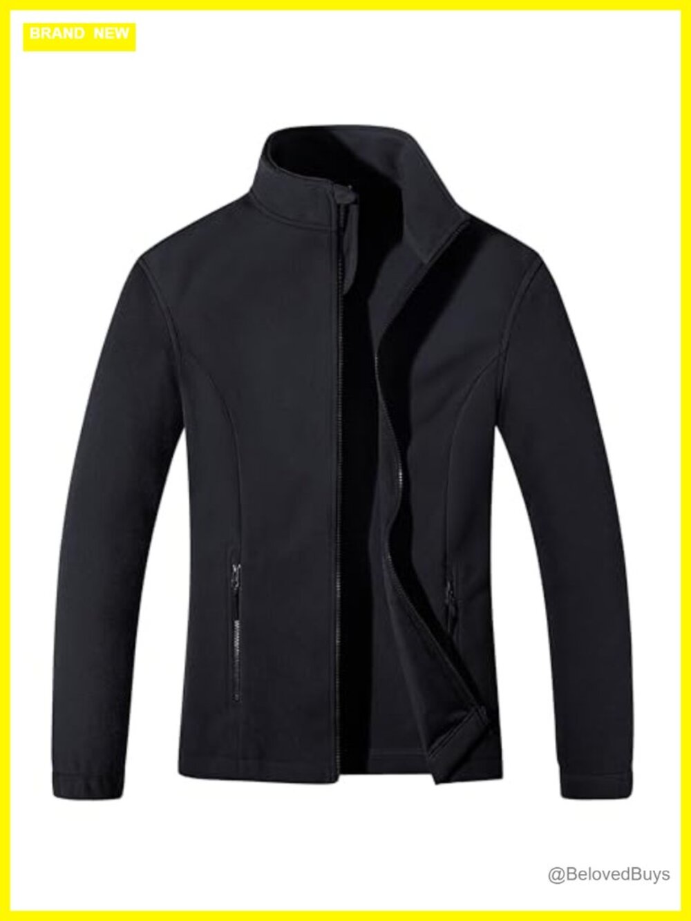 Women's Zip Up Fleece Jacket Lightweight Soft Warm Long Sleeve